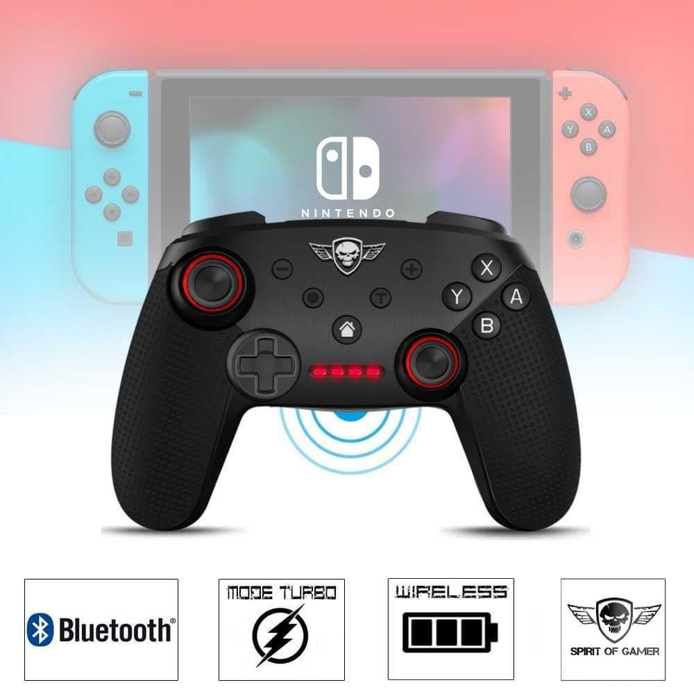 Manette Nintendo Switch Pro, manette de jeu sans fil Bluetooth Switch Game  -NFC