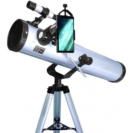 Pack complet télescope XXL Astrophotographie 700-76 avec Lunette astronomique Zoom et guide débutant