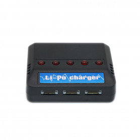 Chargeur USB 6-en-1 Pour Batteries LiPo - Compatible Hubsan H107D, Syma X5C Et Plus