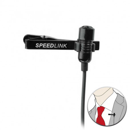 Micro Cravate SpeedLink pour Conférence ou Visioconférence