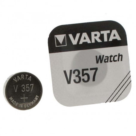 Pile Bouton Varta SR44 SR1154W V357 pour Montre Analogique