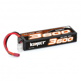 Batterie LiPo 3S AM Racing 11.1V 5000mAh 40C pour Bateau Alpha et