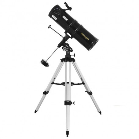 Télescope Omegon 750-150 + Monture Equatoriale + Oculaires + Viseur Point Rouge + Barlow