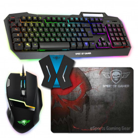 Pack Clavier Gamer 1 Main OOH 35 Touches et Souris Gaming LED RGB