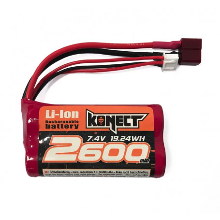 Batterie Konect Li-Ion 7.4 V 2600 mAh 15C