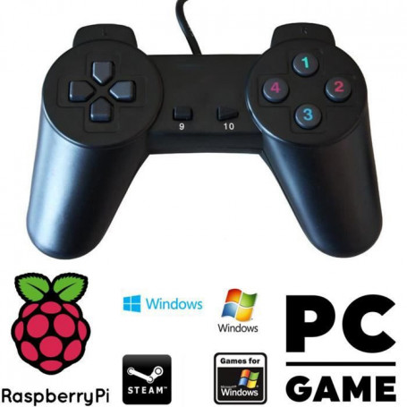 Manette PC USB compatible Raspberry Pi