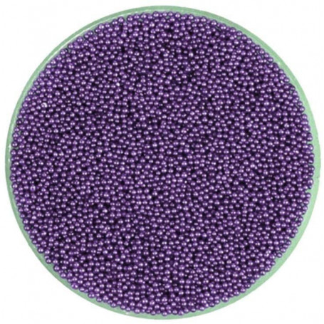 Micro Perles Caviar VIOLET FONCE pour vernis a ongles TOPKISS Type Ciaté