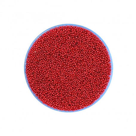 Micro Perles Caviar Rouge pour venis a ongles TOPKISS type Ciaté