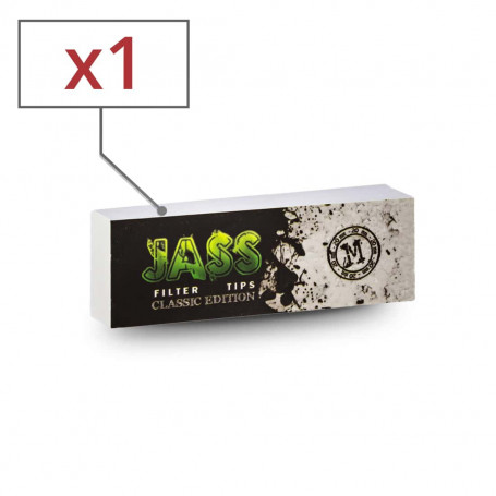 Carnet de 50 filtres à cigarettes en carton Jass 20mm par 1