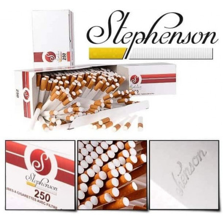 Boîte de 250 tubes à cigarettes Stephenson
