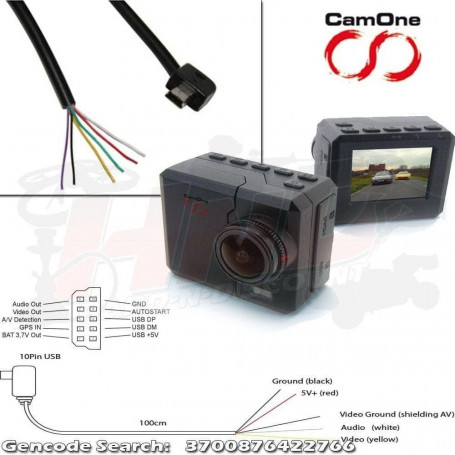 Cable Infinity Power de Retour Vidéo pour compatibilité pr Action Cam CamOne / Ready GoPro