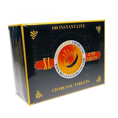 Charbon à chicha et encens Instant Lite 40mm