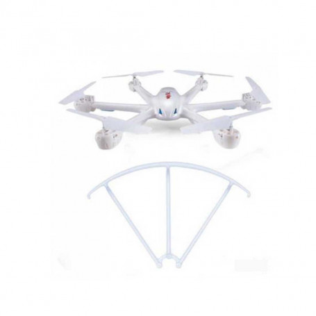 X600-14 - Protective Frame ou Protection d'hélice pour drone MJX X600 Blanc