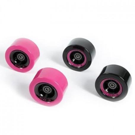 EGO2CR007, Jeu de 4 roues roses et noires pour Skateboard électrique Yuneec Ego 2